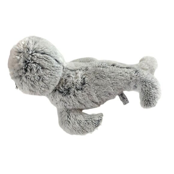 The Bear Factory 2001 Vintage Plush Seal Fluffy Gray Soft Stuffed Animal Toy 18 - Picture 2 of 5